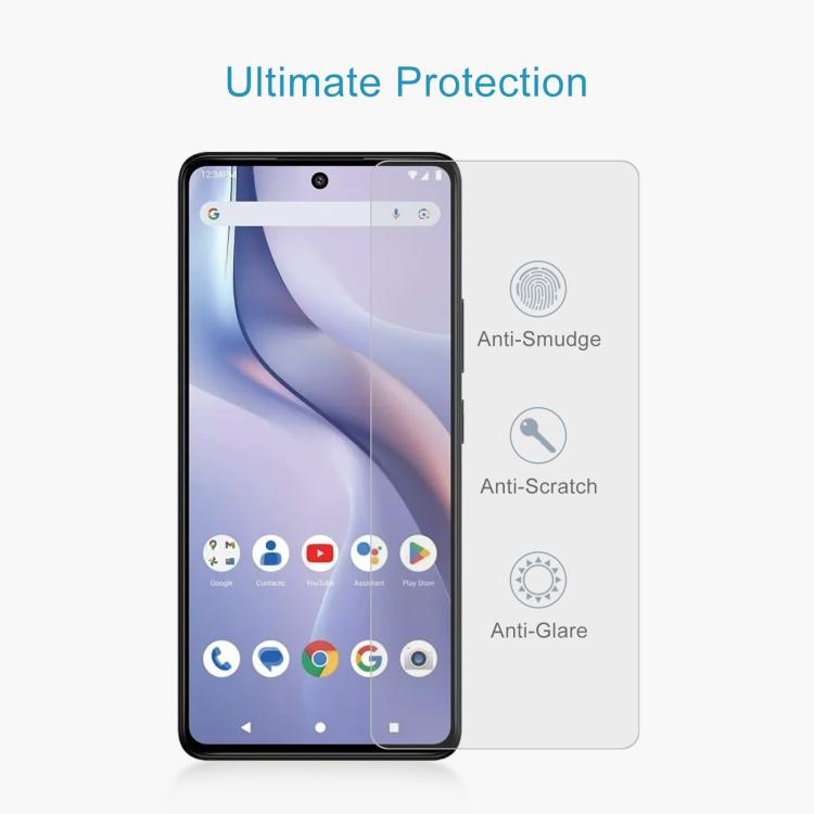 Tempered glass screen protector with anti-smudge, anti-scratch, and anti-glare protection