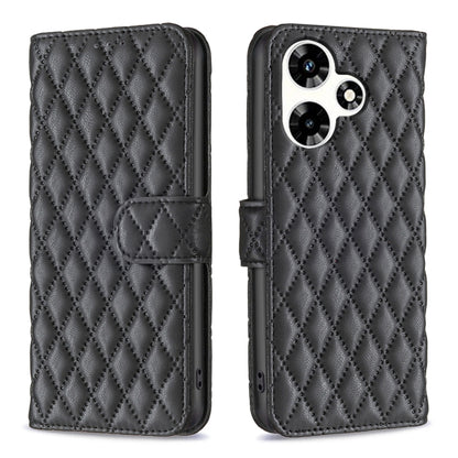 Diamond Lattice Wallet Flip Leather Phone Case, For Infinix Note 30 5G, For Infinix Note 30i, For Infinix Note 30 Pro, For Infinix Note 30 VIP, For Infinix Hot 30