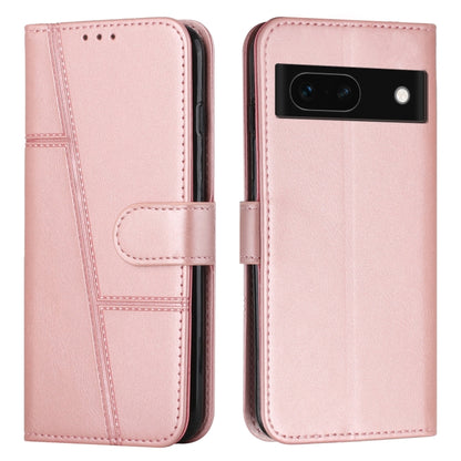 Stitching Calf Texture Buckle Leather Phone Case, For Google Pixel 11a, For Google Pixel 11 Pro XL, For Google Pixel 11 / 11 Pro, For Google Pixel 10a, For Google Pixel 10 Pro XL, For Google Pixel 10 / 10 Pro, For Google Pixel 9a, For Google Pixel 8a