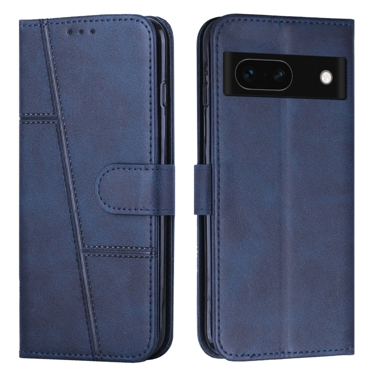 Stitching Calf Texture Buckle Leather Phone Case, For Google Pixel 11a, For Google Pixel 11 Pro XL, For Google Pixel 11 / 11 Pro, For Google Pixel 10a, For Google Pixel 10 Pro XL, For Google Pixel 10 / 10 Pro, For Google Pixel 9a, For Google Pixel 8a