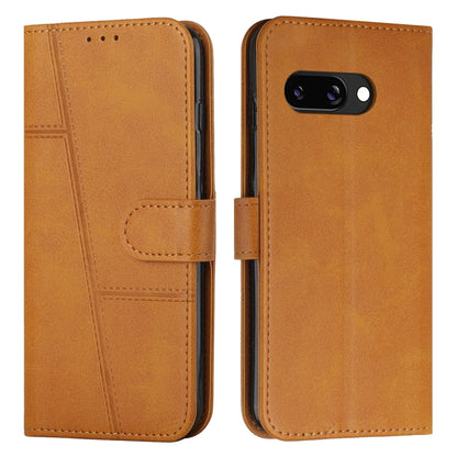 Stitching Calf Texture Buckle Leather Phone Case, For Google Pixel 11a, For Google Pixel 11 Pro XL, For Google Pixel 11 / 11 Pro, For Google Pixel 10a, For Google Pixel 10 Pro XL, For Google Pixel 10 / 10 Pro, For Google Pixel 9a, For Google Pixel 8a