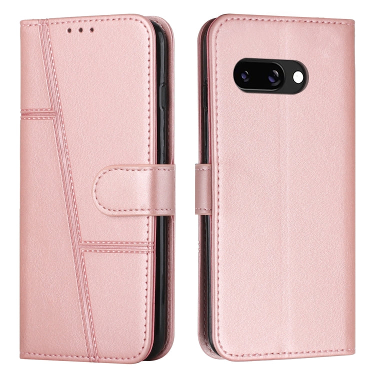 Stitching Calf Texture Buckle Leather Phone Case, For Google Pixel 11a, For Google Pixel 11 Pro XL, For Google Pixel 11 / 11 Pro, For Google Pixel 10a, For Google Pixel 10 Pro XL, For Google Pixel 10 / 10 Pro, For Google Pixel 9a, For Google Pixel 8a