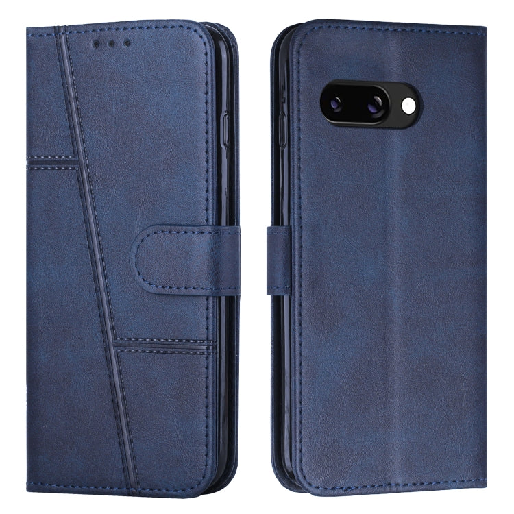Stitching Calf Texture Buckle Leather Phone Case, For Google Pixel 11a, For Google Pixel 11 Pro XL, For Google Pixel 11 / 11 Pro, For Google Pixel 10a, For Google Pixel 10 Pro XL, For Google Pixel 10 / 10 Pro, For Google Pixel 9a, For Google Pixel 8a