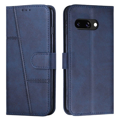 Stitching Calf Texture Buckle Leather Phone Case, For Google Pixel 11a, For Google Pixel 11 Pro XL, For Google Pixel 11 / 11 Pro, For Google Pixel 10a, For Google Pixel 10 Pro XL, For Google Pixel 10 / 10 Pro, For Google Pixel 9a, For Google Pixel 8a
