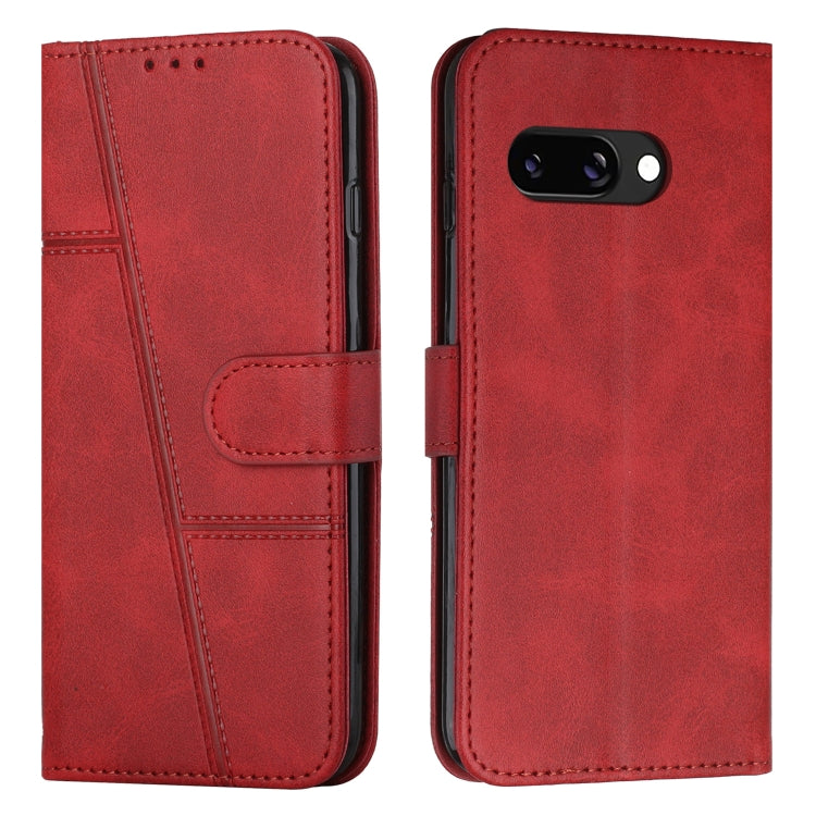 Stitching Calf Texture Buckle Leather Phone Case, For Google Pixel 11a, For Google Pixel 11 Pro XL, For Google Pixel 11 / 11 Pro, For Google Pixel 10a, For Google Pixel 10 Pro XL, For Google Pixel 10 / 10 Pro, For Google Pixel 9a, For Google Pixel 8a