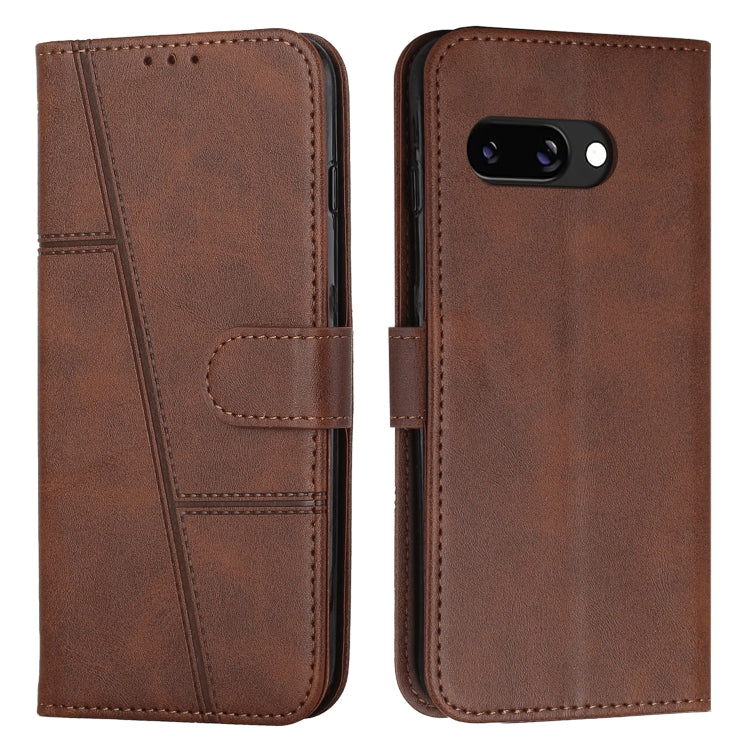 Stitching Calf Texture Buckle Leather Phone Case, For Google Pixel 11a, For Google Pixel 11 Pro XL, For Google Pixel 11 / 11 Pro, For Google Pixel 10a, For Google Pixel 10 Pro XL, For Google Pixel 10 / 10 Pro, For Google Pixel 9a, For Google Pixel 8a