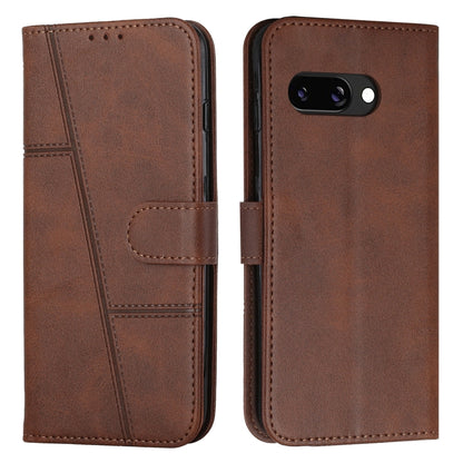 Stitching Calf Texture Buckle Leather Phone Case, For Google Pixel 11a, For Google Pixel 11 Pro XL, For Google Pixel 11 / 11 Pro, For Google Pixel 10a, For Google Pixel 10 Pro XL, For Google Pixel 10 / 10 Pro, For Google Pixel 9a, For Google Pixel 8a