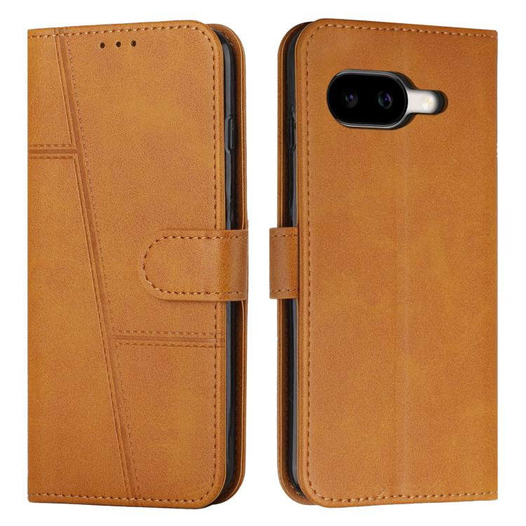 Stitching Calf Texture Buckle Leather Phone Case, For Google Pixel 11a, For Google Pixel 11 Pro XL, For Google Pixel 11 / 11 Pro, For Google Pixel 10a, For Google Pixel 10 Pro XL, For Google Pixel 10 / 10 Pro, For Google Pixel 9a, For Google Pixel 8a