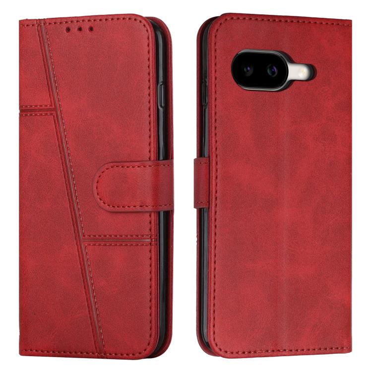 Stitching Calf Texture Buckle Leather Phone Case, For Google Pixel 11a, For Google Pixel 11 Pro XL, For Google Pixel 11 / 11 Pro, For Google Pixel 10a, For Google Pixel 10 Pro XL, For Google Pixel 10 / 10 Pro, For Google Pixel 9a, For Google Pixel 8a