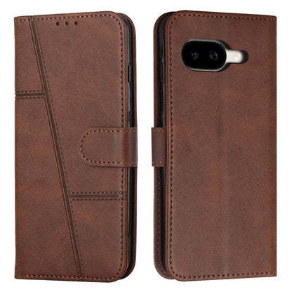 Stitching Calf Texture Buckle Leather Phone Case, For Google Pixel 11a, For Google Pixel 11 Pro XL, For Google Pixel 11 / 11 Pro, For Google Pixel 10a, For Google Pixel 10 Pro XL, For Google Pixel 10 / 10 Pro, For Google Pixel 9a, For Google Pixel 8a