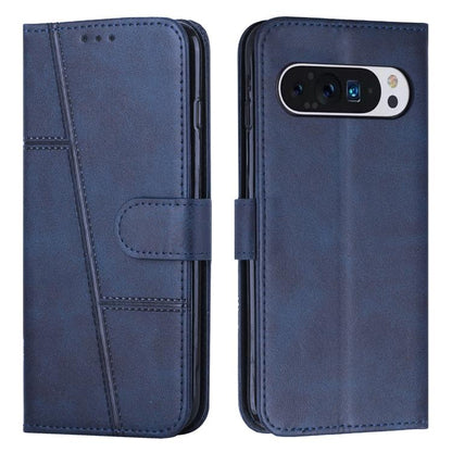 Stitching Calf Texture Buckle Leather Phone Case, For Google Pixel 11a, For Google Pixel 11 Pro XL, For Google Pixel 11 / 11 Pro, For Google Pixel 10a, For Google Pixel 10 Pro XL, For Google Pixel 10 / 10 Pro, For Google Pixel 9a, For Google Pixel 8a