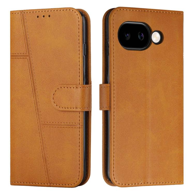 Stitching Calf Texture Buckle Leather Phone Case, For Google Pixel 11a, For Google Pixel 11 Pro XL, For Google Pixel 11 / 11 Pro, For Google Pixel 10a, For Google Pixel 10 Pro XL, For Google Pixel 10 / 10 Pro, For Google Pixel 9a, For Google Pixel 8a