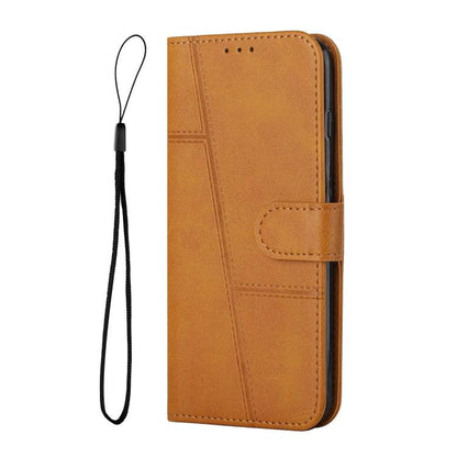 Stitching Calf Texture Buckle Leather Phone Case, For Google Pixel 11a, For Google Pixel 11 Pro XL, For Google Pixel 11 / 11 Pro, For Google Pixel 10a, For Google Pixel 10 Pro XL, For Google Pixel 10 / 10 Pro, For Google Pixel 9a, For Google Pixel 8a