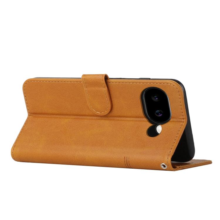 Stitching Calf Texture Buckle Leather Phone Case, For Google Pixel 11a, For Google Pixel 11 Pro XL, For Google Pixel 11 / 11 Pro, For Google Pixel 10a, For Google Pixel 10 Pro XL, For Google Pixel 10 / 10 Pro, For Google Pixel 9a, For Google Pixel 8a