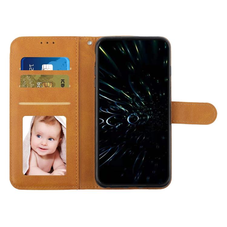 Stitching Calf Texture Buckle Leather Phone Case, For Google Pixel 11a, For Google Pixel 11 Pro XL, For Google Pixel 11 / 11 Pro, For Google Pixel 10a, For Google Pixel 10 Pro XL, For Google Pixel 10 / 10 Pro, For Google Pixel 9a, For Google Pixel 8a
