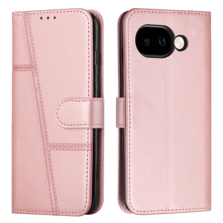 Stitching Calf Texture Buckle Leather Phone Case, For Google Pixel 11a, For Google Pixel 11 Pro XL, For Google Pixel 11 / 11 Pro, For Google Pixel 10a, For Google Pixel 10 Pro XL, For Google Pixel 10 / 10 Pro, For Google Pixel 9a, For Google Pixel 8a