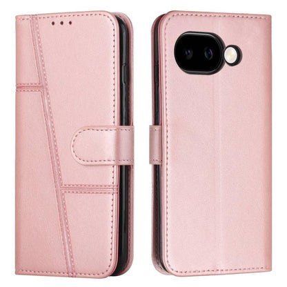 Stitching Calf Texture Buckle Leather Phone Case, For Google Pixel 11a, For Google Pixel 11 Pro XL, For Google Pixel 11 / 11 Pro, For Google Pixel 10a, For Google Pixel 10 Pro XL, For Google Pixel 10 / 10 Pro, For Google Pixel 9a, For Google Pixel 8a