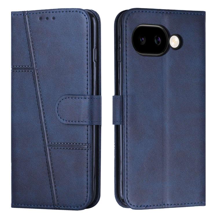 Stitching Calf Texture Buckle Leather Phone Case, For Google Pixel 11a, For Google Pixel 11 Pro XL, For Google Pixel 11 / 11 Pro, For Google Pixel 10a, For Google Pixel 10 Pro XL, For Google Pixel 10 / 10 Pro, For Google Pixel 9a, For Google Pixel 8a