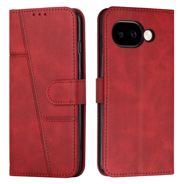 Stitching Calf Texture Buckle Leather Phone Case, For Google Pixel 11a, For Google Pixel 11 Pro XL, For Google Pixel 11 / 11 Pro, For Google Pixel 10a, For Google Pixel 10 Pro XL, For Google Pixel 10 / 10 Pro, For Google Pixel 9a, For Google Pixel 8a