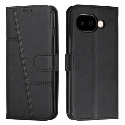 Stitching Calf Texture Buckle Leather Phone Case, For Google Pixel 11a, For Google Pixel 11 Pro XL, For Google Pixel 11 / 11 Pro, For Google Pixel 10a, For Google Pixel 10 Pro XL, For Google Pixel 10 / 10 Pro, For Google Pixel 9a, For Google Pixel 8a