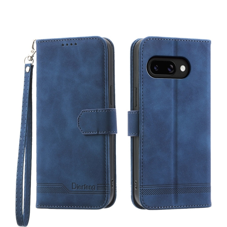 Green folio phone case with wrist strap, magnetic flap, and dual camera cutout