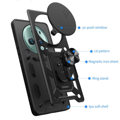 Sliding Camera Cover Design TPU+PC Phone Case, For Honor Magic5 Pro