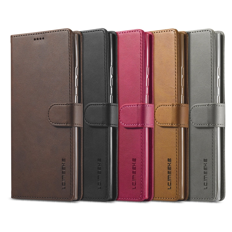 Set of leather flip phone cases in multiple colors with card-holder panel