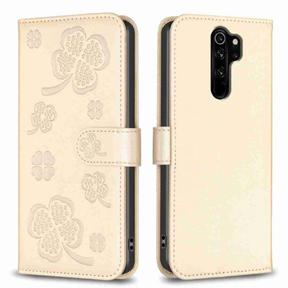 Four-leaf Embossed Leather Phone Case, For Xiaomi Redmi Note 8 Pro