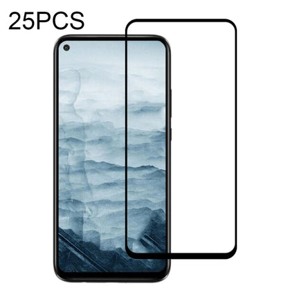 25-pack clear tempered glass screen protector set with full coverage panel