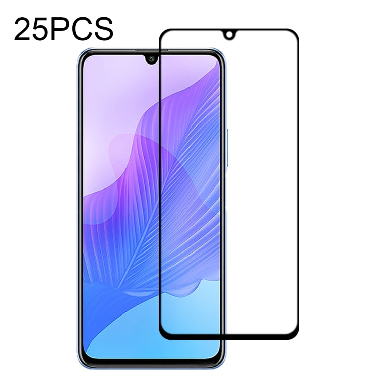 Full-glue tempered glass screen protector film, 25-pack, front display cover