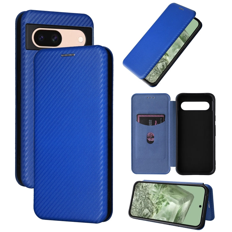 Carbon Fiber Texture Flip Leather Phone Case, For Google Pixel 11a, For Google Pixel 11 Pro XL, For Google Pixel 11 Pro / 11, For Google Pixel 10a, For Google Pixel 10 Pro XL 5G Global, For Google Pixel 9a, For Google Pixel 8a