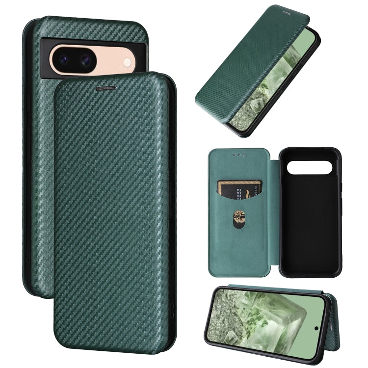 Carbon Fiber Texture Flip Leather Phone Case, For Google Pixel 11a, For Google Pixel 11 Pro XL, For Google Pixel 11 Pro / 11, For Google Pixel 10a, For Google Pixel 10 Pro XL 5G Global, For Google Pixel 9a, For Google Pixel 8a