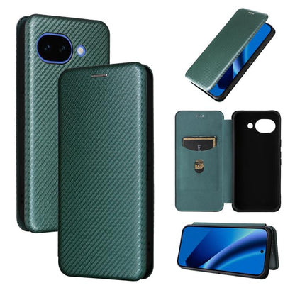 Carbon Fiber Texture Flip Leather Phone Case, For Google Pixel 11a, For Google Pixel 11 Pro XL, For Google Pixel 11 Pro / 11, For Google Pixel 10a, For Google Pixel 10 Pro XL 5G Global, For Google Pixel 9a, For Google Pixel 8a