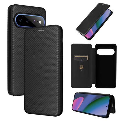 Carbon Fiber Texture Flip Leather Phone Case, For Google Pixel 11a, For Google Pixel 11 Pro XL, For Google Pixel 11 Pro / 11, For Google Pixel 10a, For Google Pixel 10 Pro XL 5G Global, For Google Pixel 9a, For Google Pixel 8a