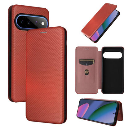 Carbon Fiber Texture Flip Leather Phone Case, For Google Pixel 11a, For Google Pixel 11 Pro XL, For Google Pixel 11 Pro / 11, For Google Pixel 10a, For Google Pixel 10 Pro XL 5G Global, For Google Pixel 9a, For Google Pixel 8a