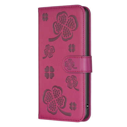 Four-leaf Embossed Leather Phone Case, For Nokia G42 / G310, For Nokia C22, For Nokia C12, For Nokia G22, For Nokia C32, For Nokia G11 / G21