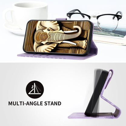Elephant Head Embossed Phone Leather Case with Lanyard, For OPPO A12/A7/A5s, For OPPO A8/A31, For OPPO A5 2020/A9 2020, For OPPO A79
