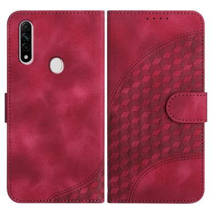 Elephant Head Embossed Phone Leather Case with Lanyard, For OPPO A12/A7/A5s, For OPPO A8/A31, For OPPO A5 2020/A9 2020, For OPPO A79