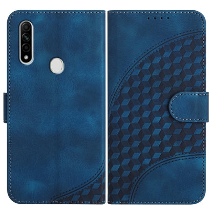 Elephant Head Embossed Phone Leather Case with Lanyard, For OPPO A12/A7/A5s, For OPPO A8/A31, For OPPO A5 2020/A9 2020, For OPPO A79