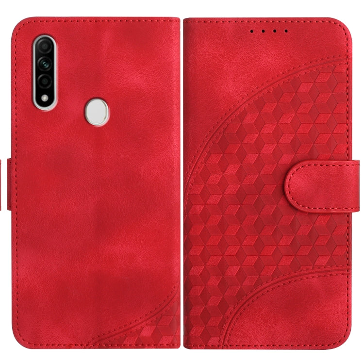 Elephant Head Embossed Phone Leather Case with Lanyard, For OPPO A12/A7/A5s, For OPPO A8/A31, For OPPO A5 2020/A9 2020, For OPPO A79