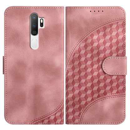 Elephant Head Embossed Phone Leather Case with Lanyard, For OPPO A12/A7/A5s, For OPPO A8/A31, For OPPO A5 2020/A9 2020, For OPPO A79