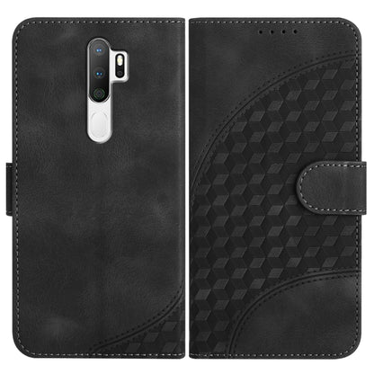 Elephant Head Embossed Phone Leather Case with Lanyard, For OPPO A12/A7/A5s, For OPPO A8/A31, For OPPO A5 2020/A9 2020, For OPPO A79