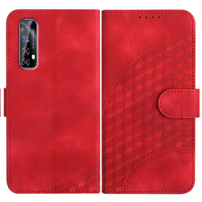 Elephant Head Embossed Phone Leather Case with Lanyard, For Realme C15/C12/Narzo 20/7i Global, For Realme 7 4G/Narzo 20 Pro, For Realme 7 Pro