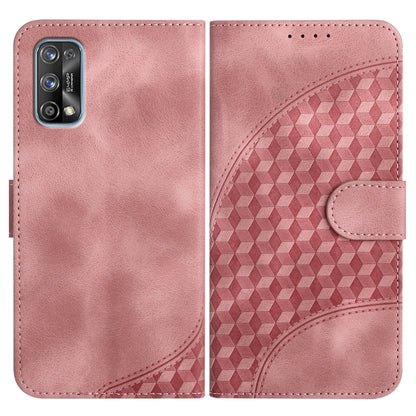Elephant Head Embossed Phone Leather Case with Lanyard, For Realme C15/C12/Narzo 20/7i Global, For Realme 7 4G/Narzo 20 Pro, For Realme 7 Pro