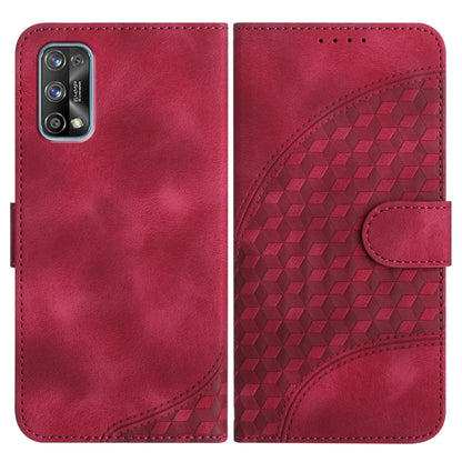 Elephant Head Embossed Phone Leather Case with Lanyard, For Realme C15/C12/Narzo 20/7i Global, For Realme 7 4G/Narzo 20 Pro, For Realme 7 Pro