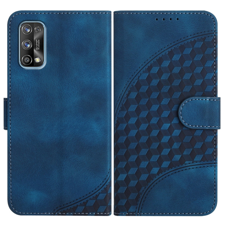 Elephant Head Embossed Phone Leather Case with Lanyard, For Realme C15/C12/Narzo 20/7i Global, For Realme 7 4G/Narzo 20 Pro, For Realme 7 Pro