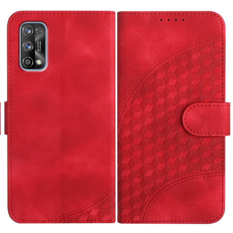 Elephant Head Embossed Phone Leather Case with Lanyard, For Realme C15/C12/Narzo 20/7i Global, For Realme 7 4G/Narzo 20 Pro, For Realme 7 Pro