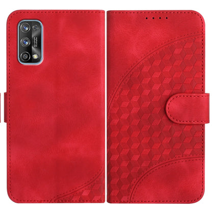 Elephant Head Embossed Phone Leather Case with Lanyard, For Realme C15/C12/Narzo 20/7i Global, For Realme 7 4G/Narzo 20 Pro, For Realme 7 Pro