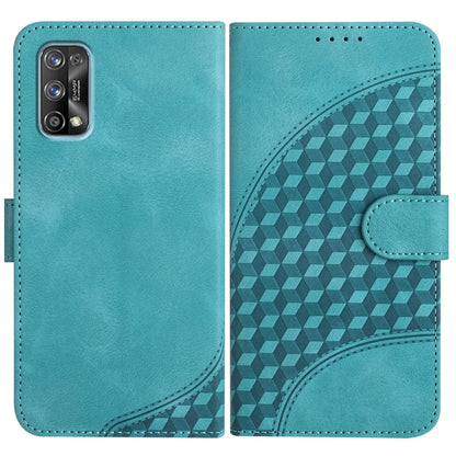 Elephant Head Embossed Phone Leather Case with Lanyard, For Realme C15/C12/Narzo 20/7i Global, For Realme 7 4G/Narzo 20 Pro, For Realme 7 Pro