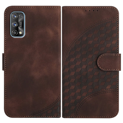 Elephant Head Embossed Phone Leather Case with Lanyard, For Realme C15/C12/Narzo 20/7i Global, For Realme 7 4G/Narzo 20 Pro, For Realme 7 Pro